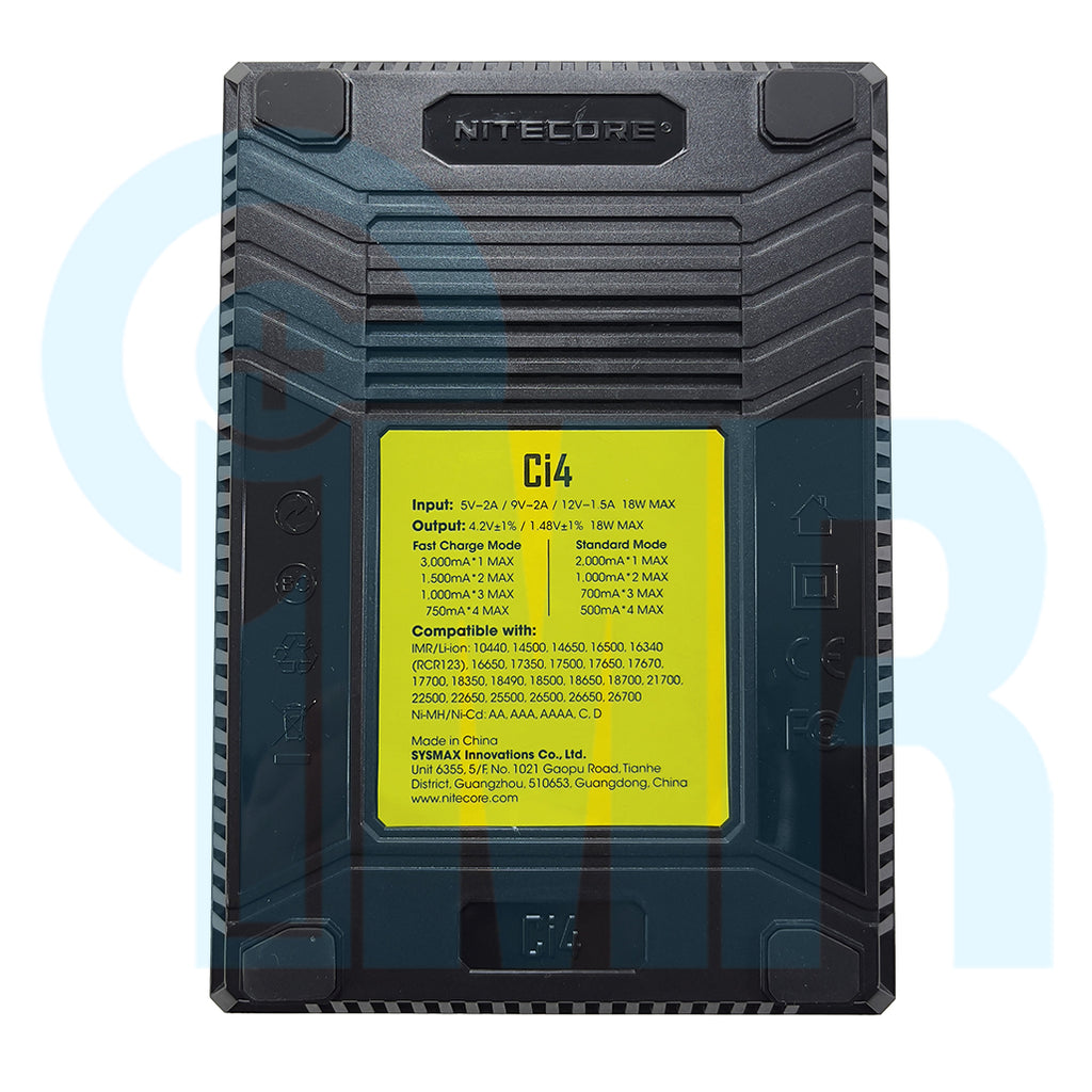 Nitecore Ci4 USB-C Intelligent Four-Slot Battery Charger