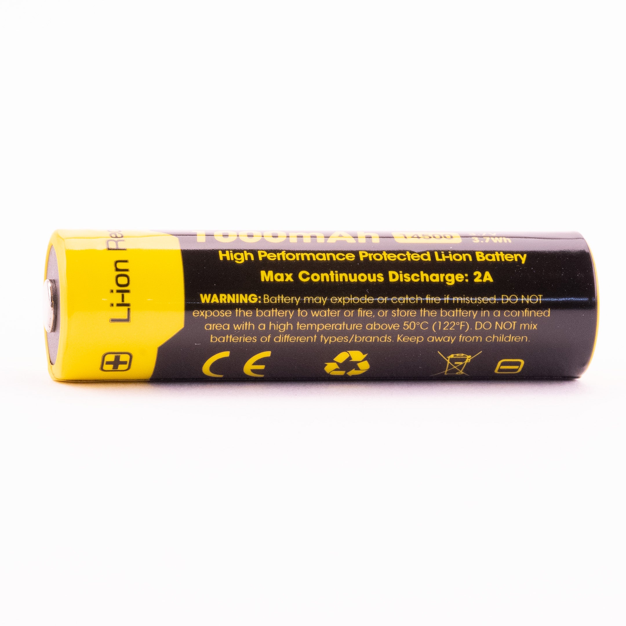 Nitecore NL1410 14500 1000mAh Battery - Protected Button Top