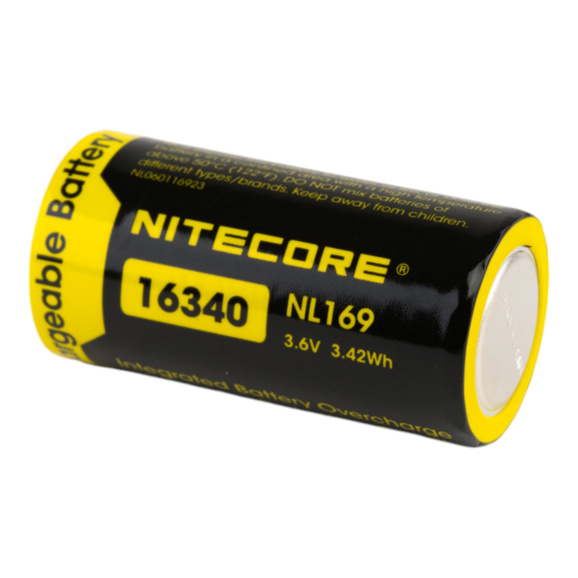 Nitecore NL169 Rechargeable 16340 Battery 950mAh