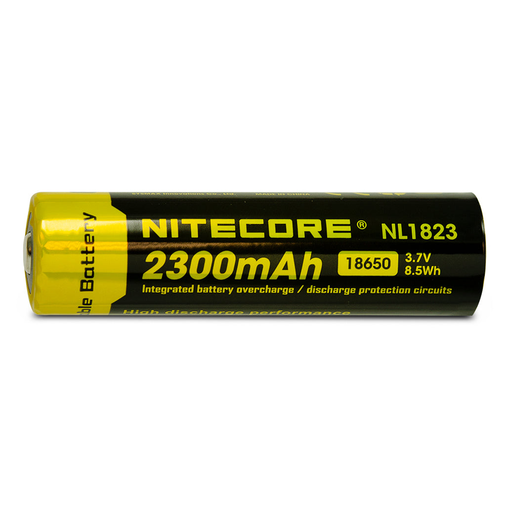 Nitecore NL1823 18650 2300mAh Battery - Protected Button Top