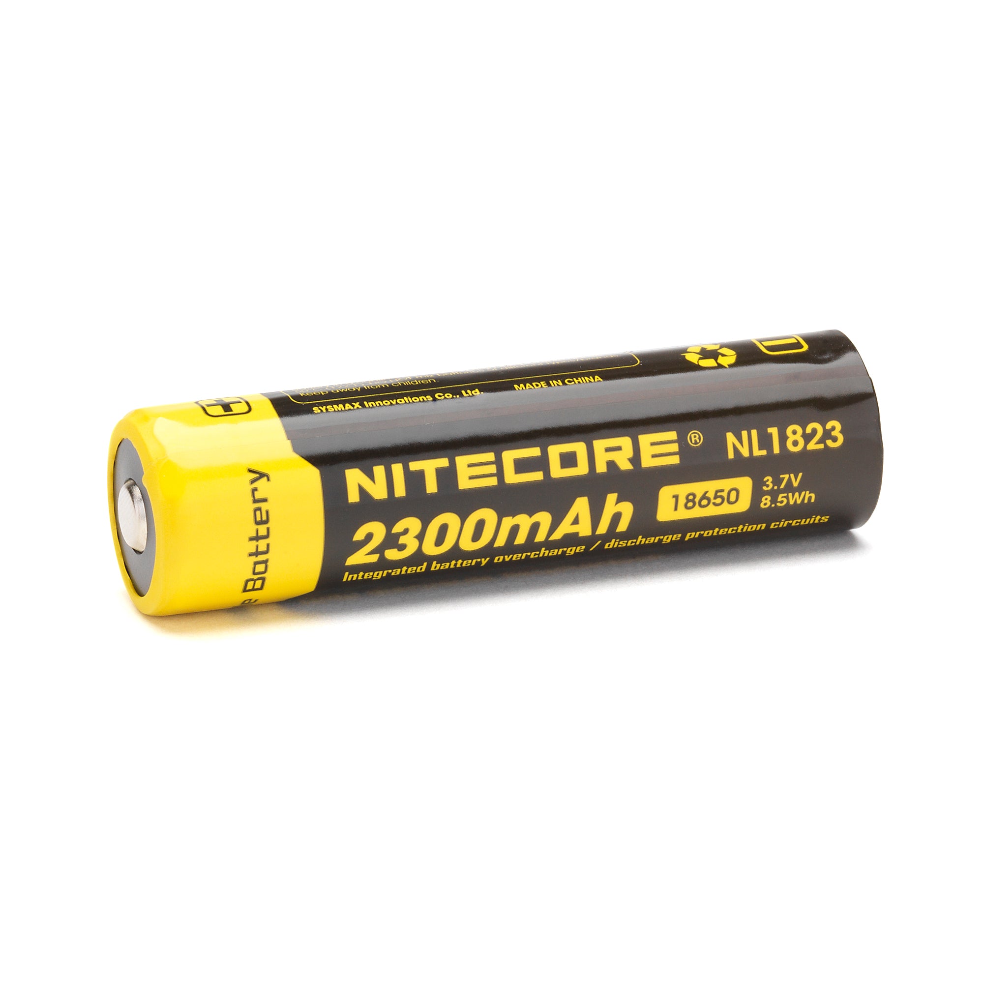 Nitecore NL1823 18650 2300mAh Battery - Protected Button Top