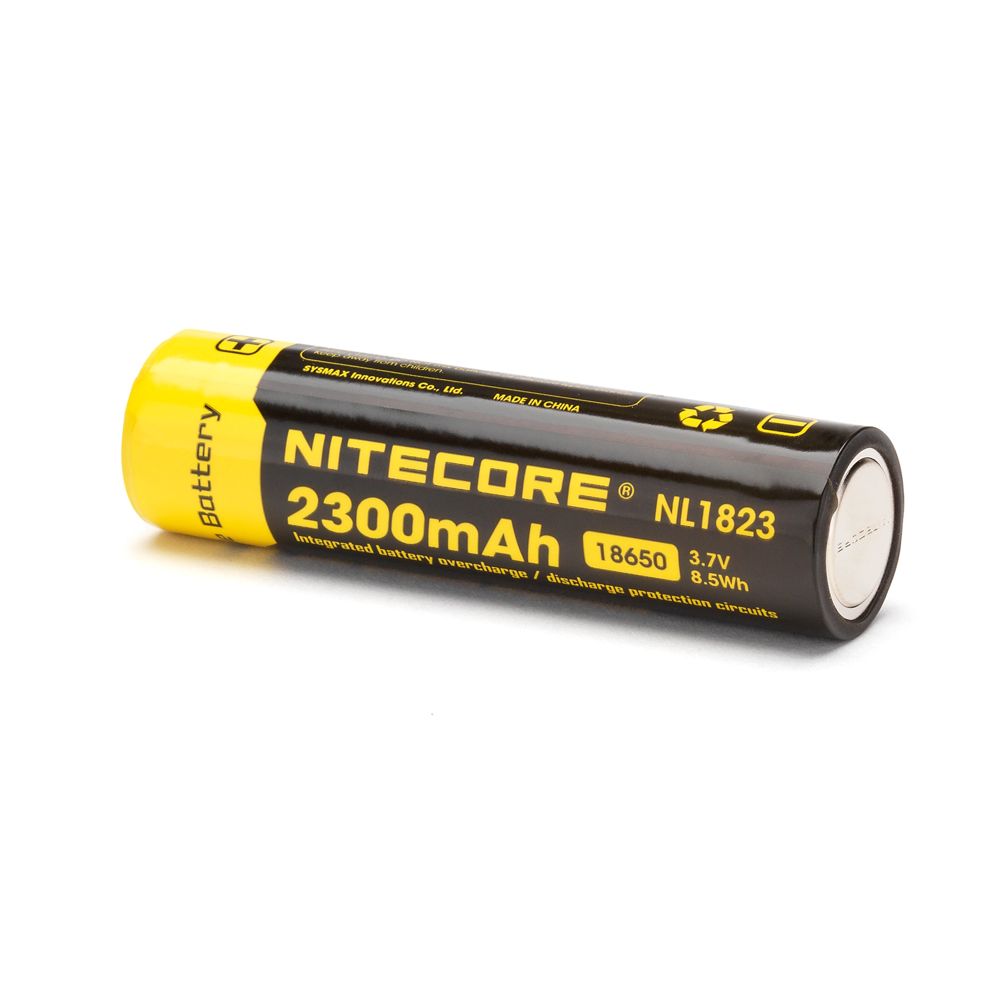 Nitecore NL1823 18650 2300mAh Battery - Protected Button Top