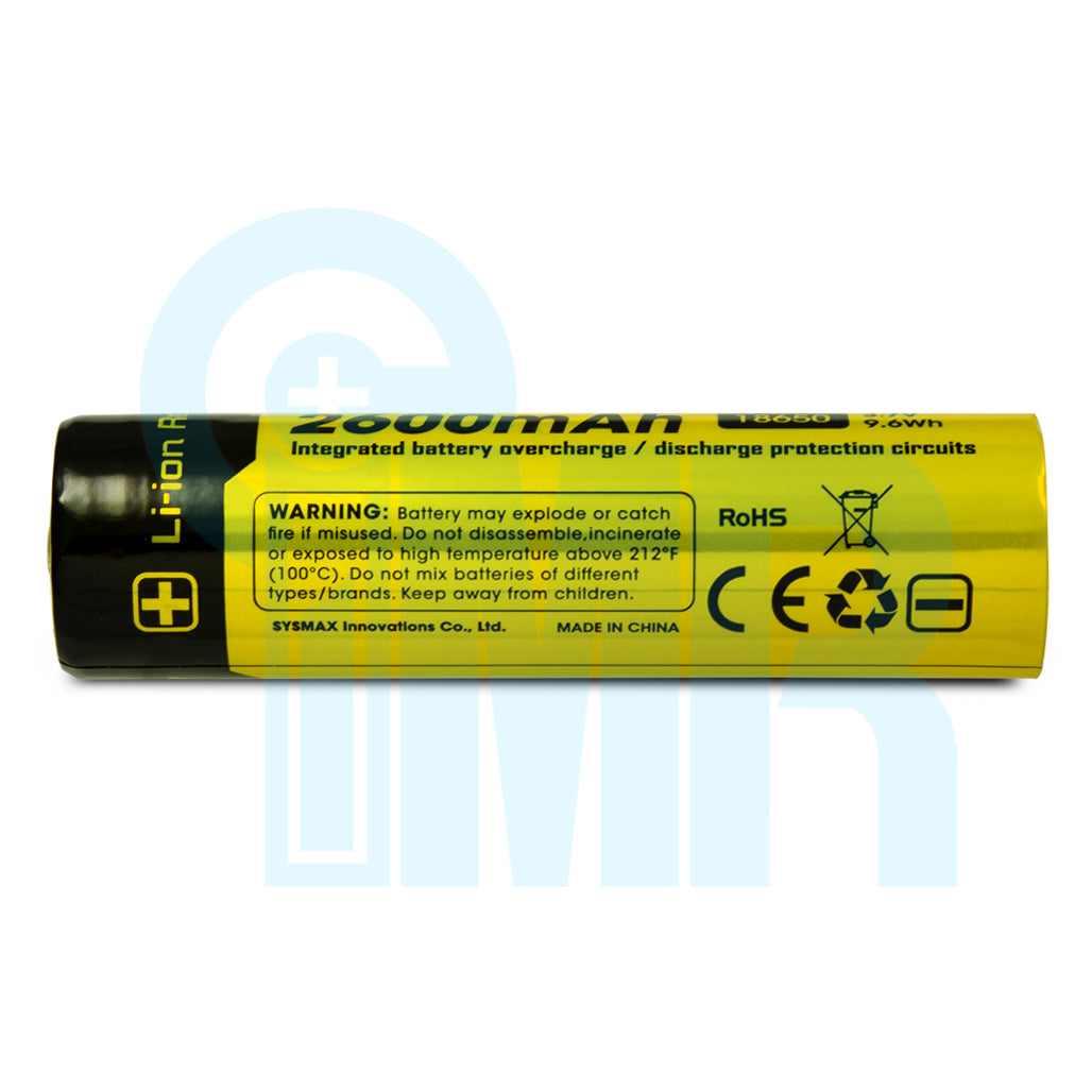 Nitecore NL1826 18650 2600mAh Battery - Protected Button Top