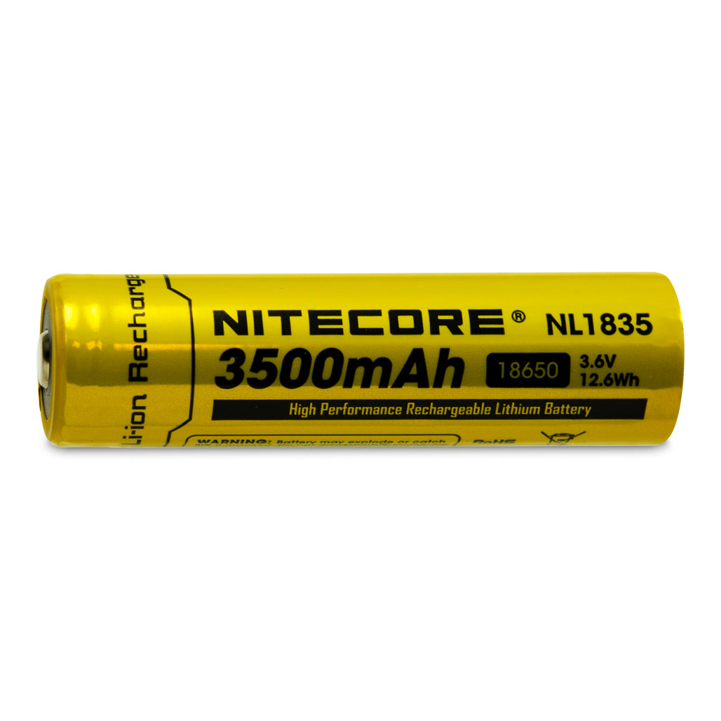 Nitecore NL1835 18650 3500mAh Battery - Protected Button Top