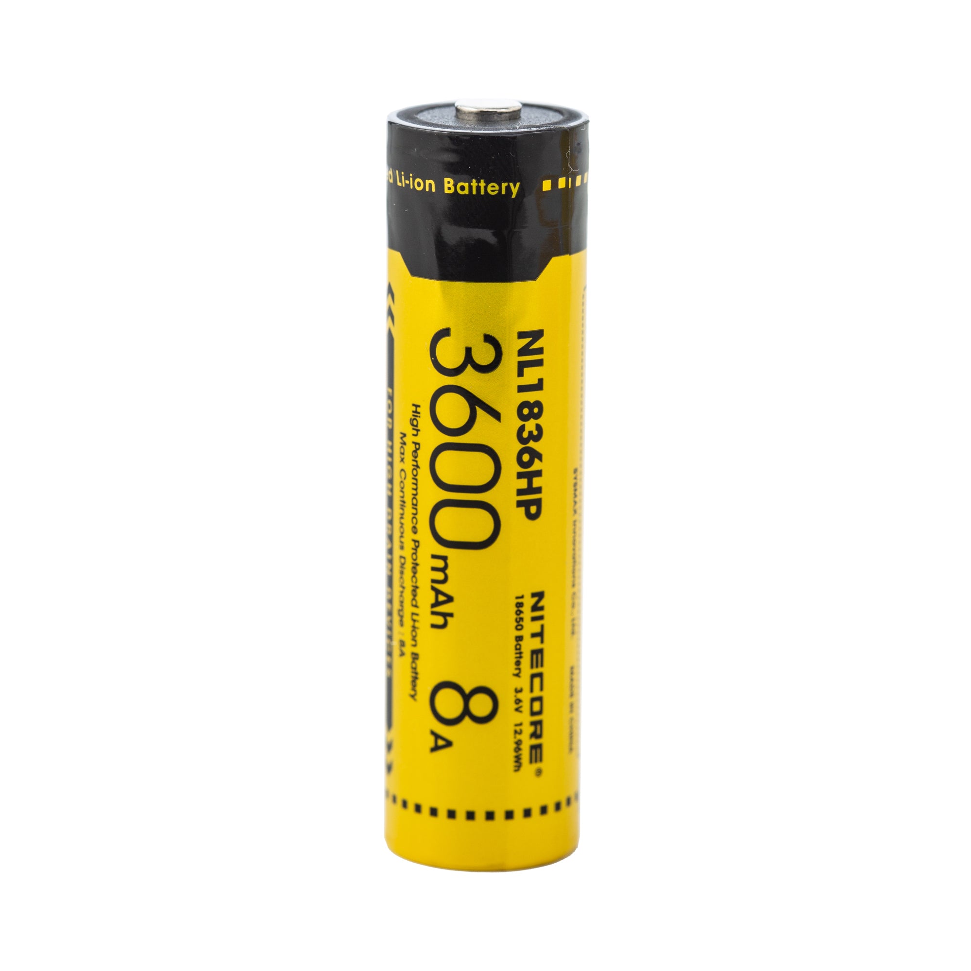 Nitecore 18650 NL1836HP 3600mAh Button Top