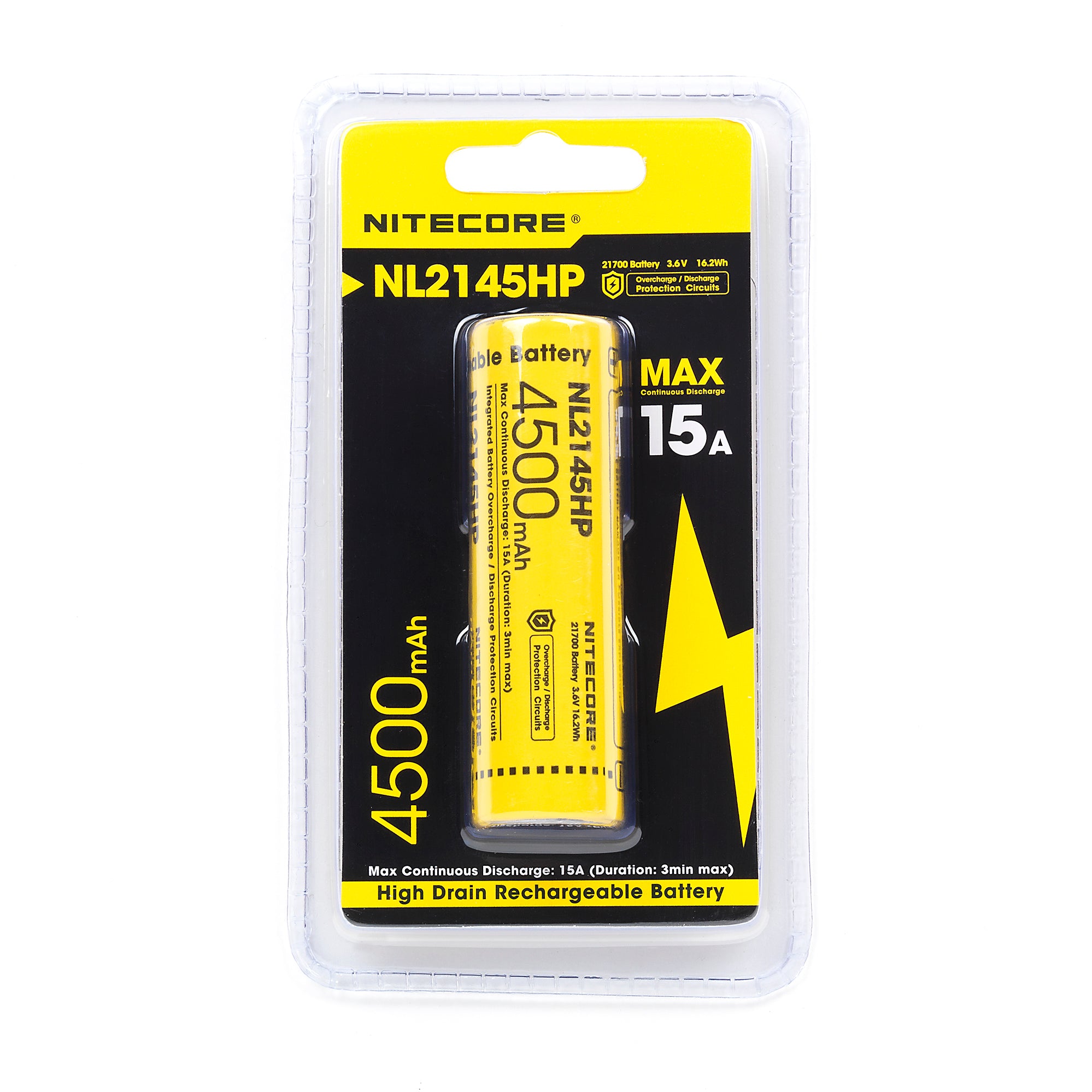 Nitecore NL2145HP High Drain 21700 Rechargeable Battery