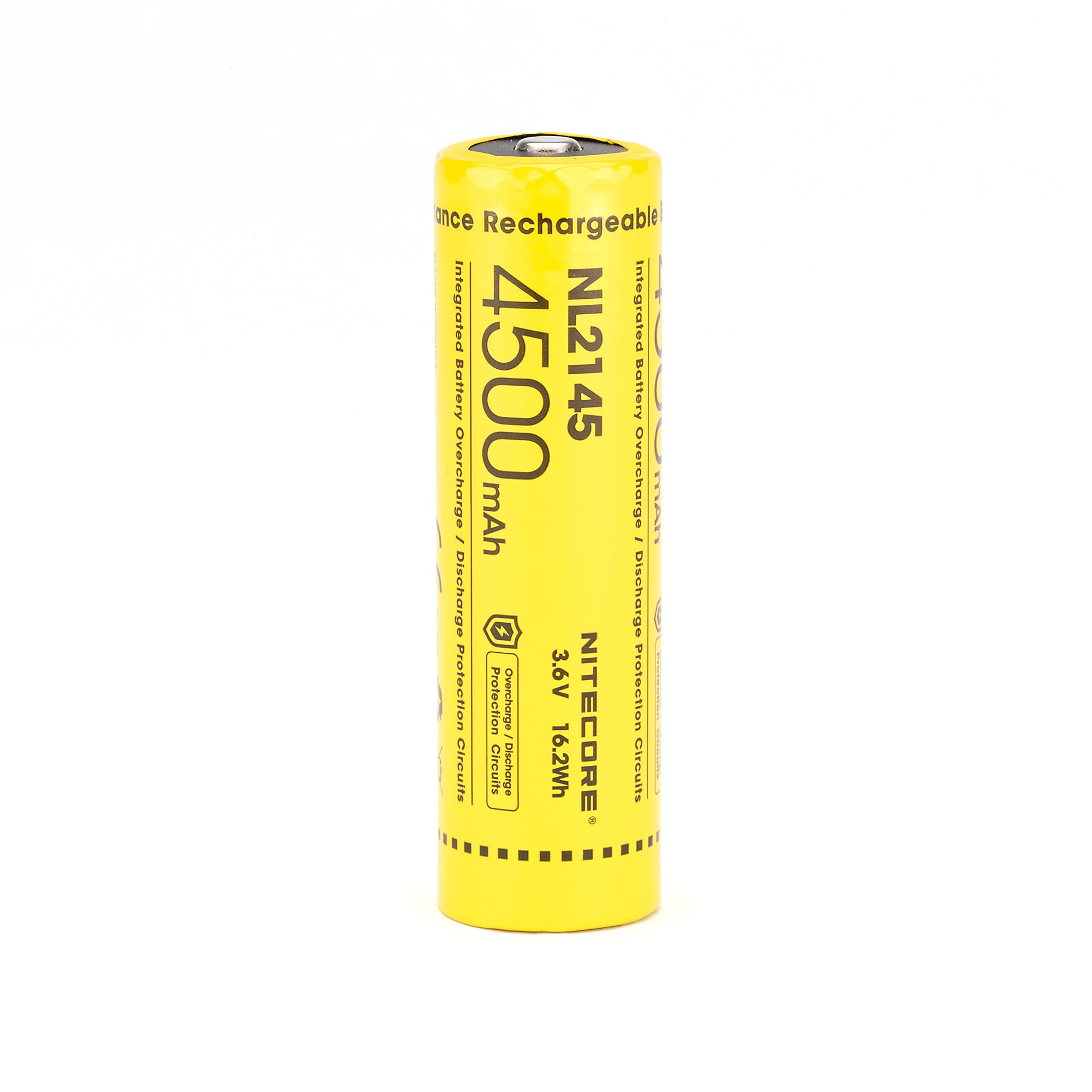 Nitecore NL2145 21700 4500mAh Battery - Protected Button Top