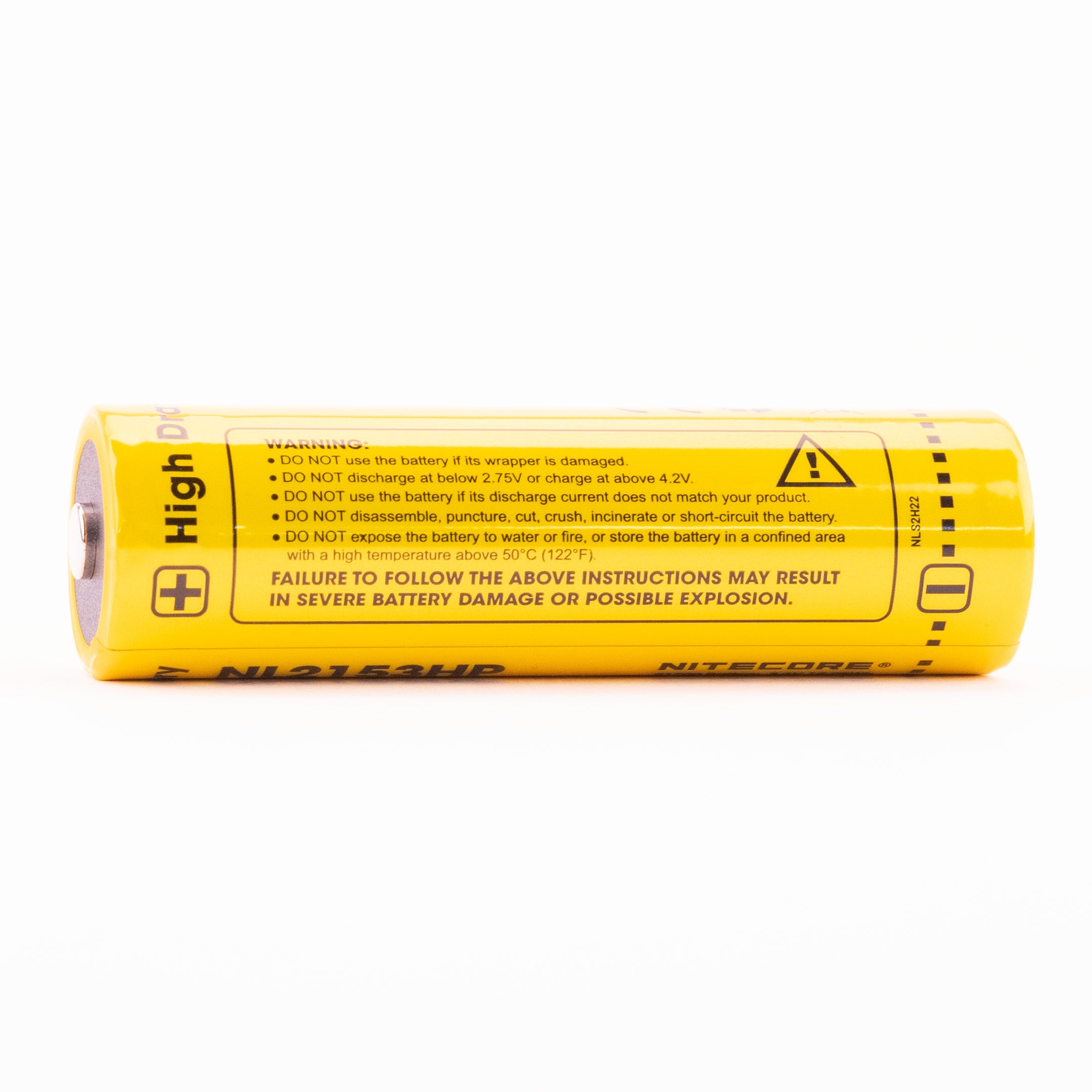 Nitecore NL2153HP 21700 5300mAh 20A Battery - Protected Button Top