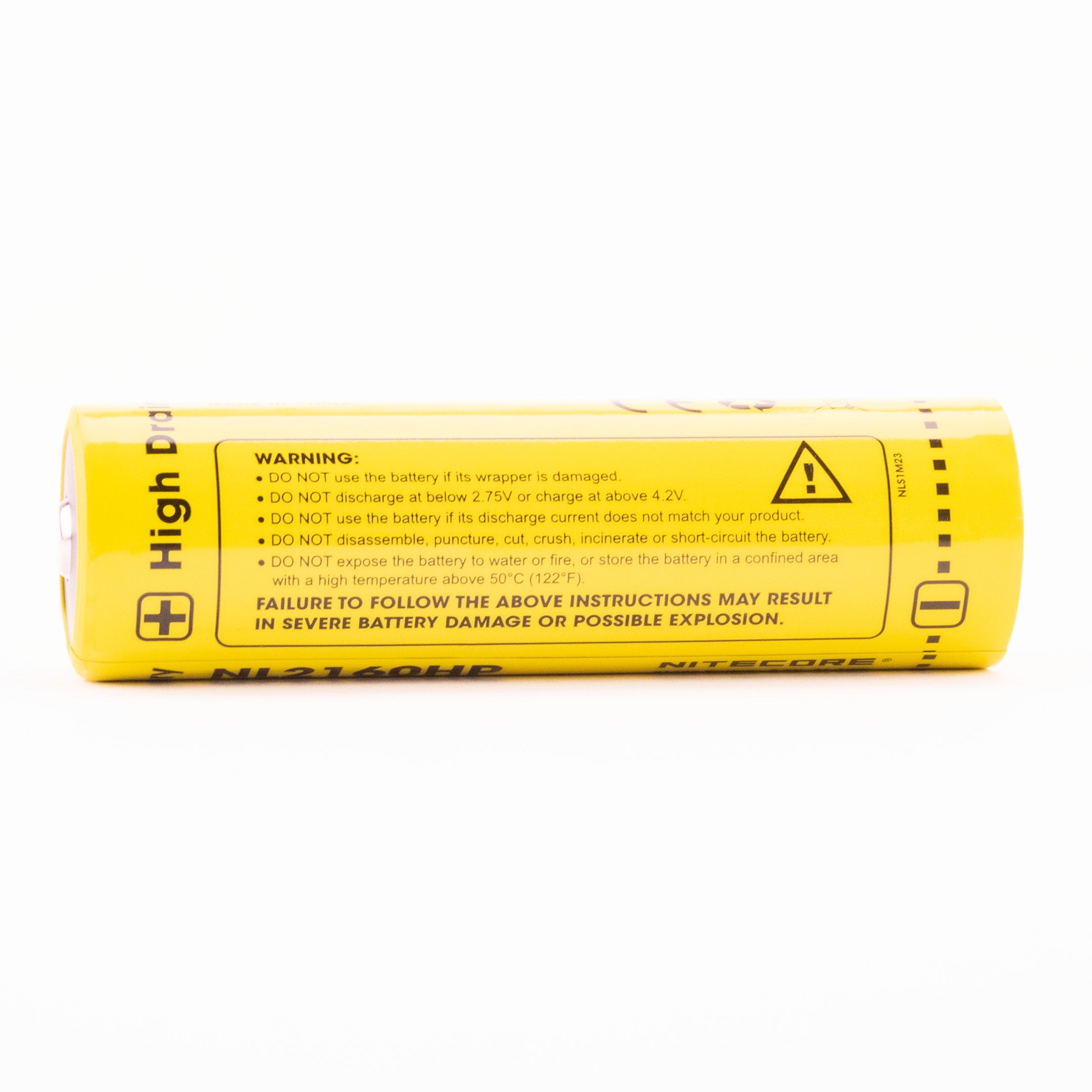 Nitecore NL2160HP 21700 6000mAh 20A Battery - Protected Button Top