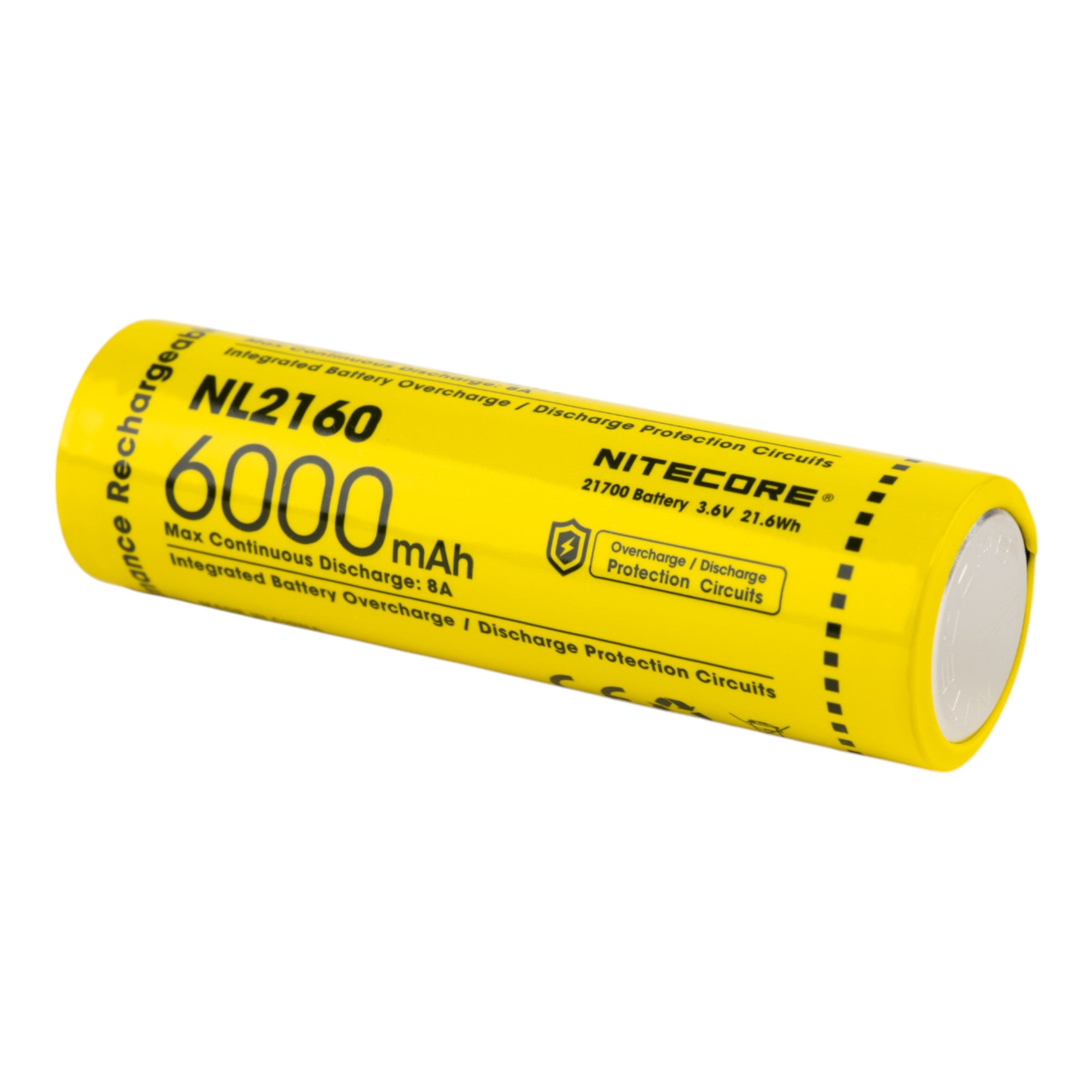 Nitecore 21700 NL2160 6000mAh Lithium-Ion Battery
