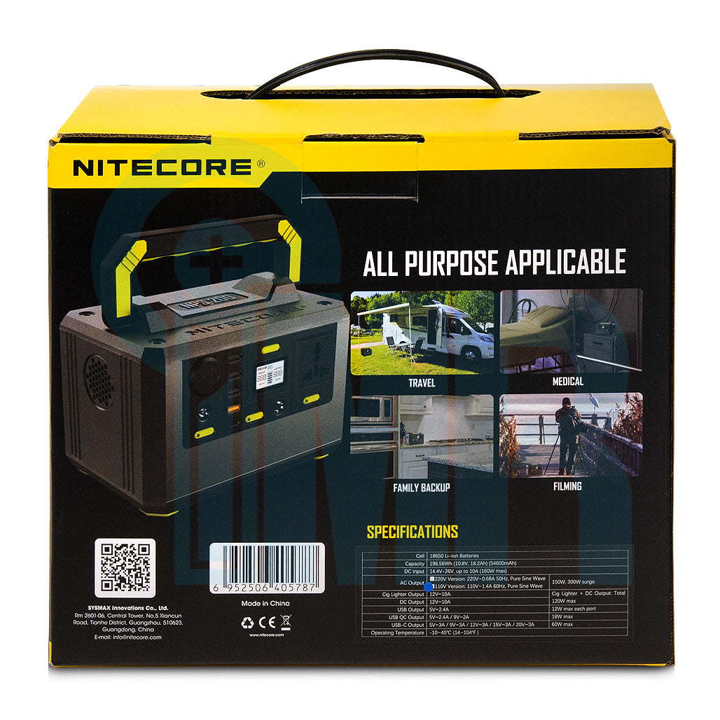 Nitecore NPS200 54.6Ah Portable Outdoor Power Station