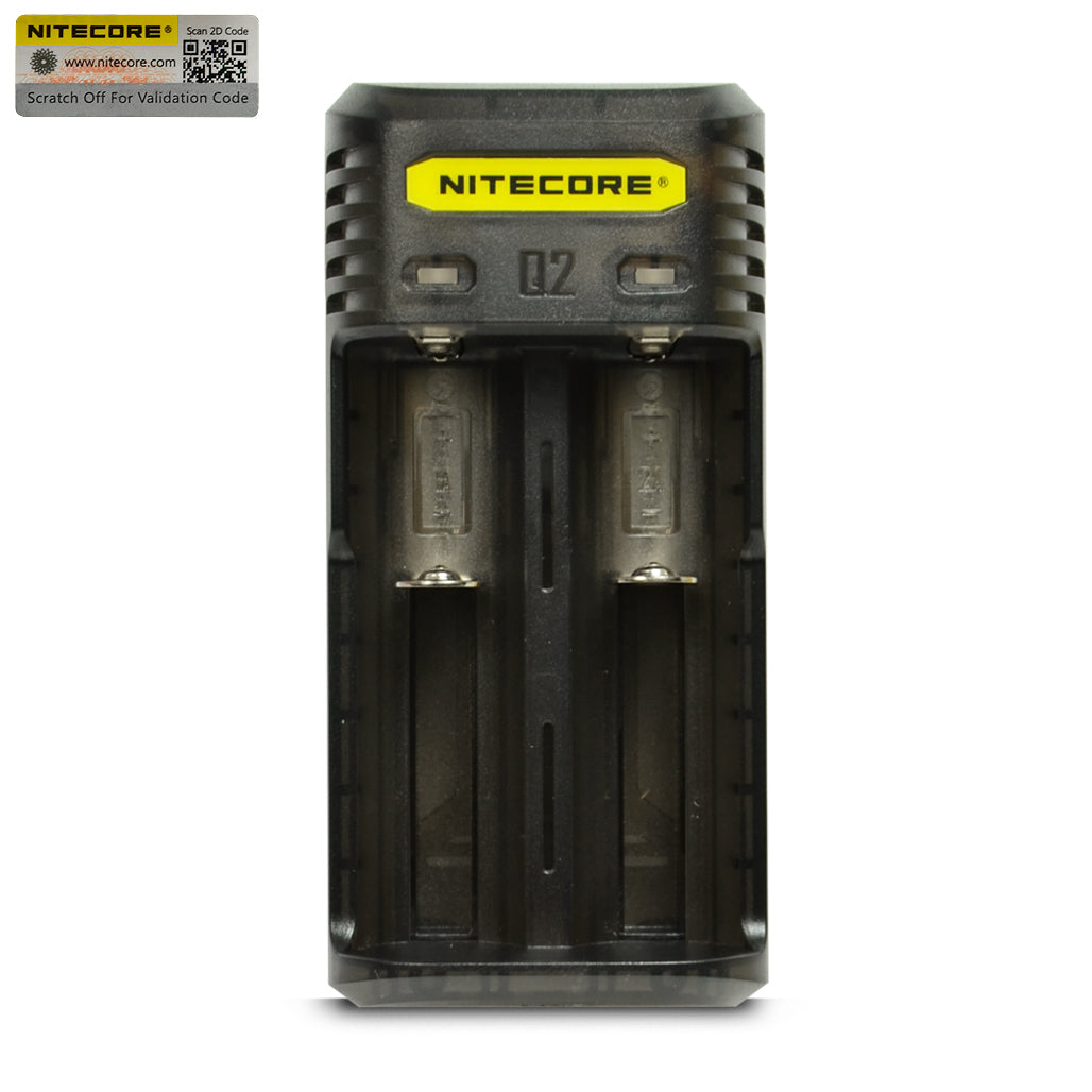 Nitecore Q2 2 Channel Battery Charger - Black