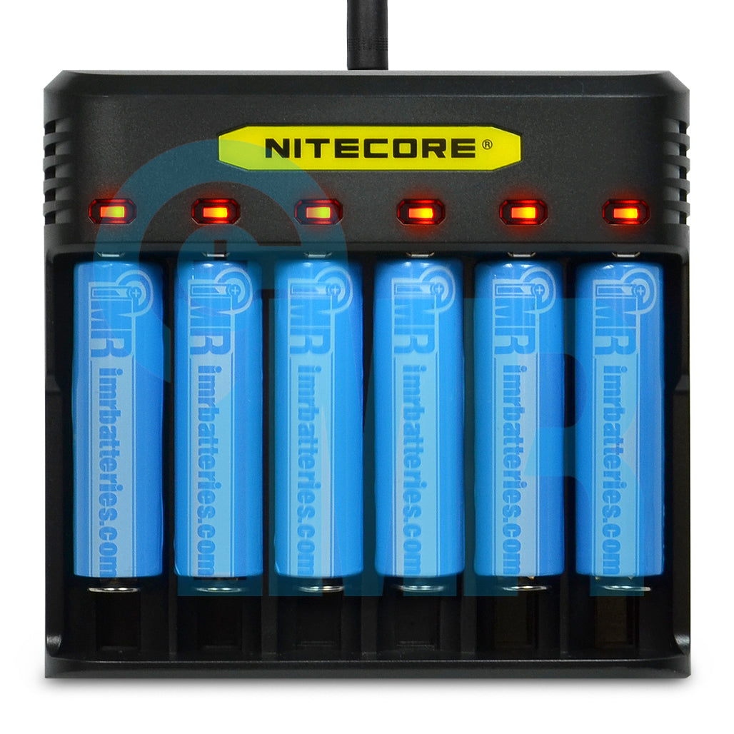 Nitecore Q6 6 Channel Battery Charger - Black