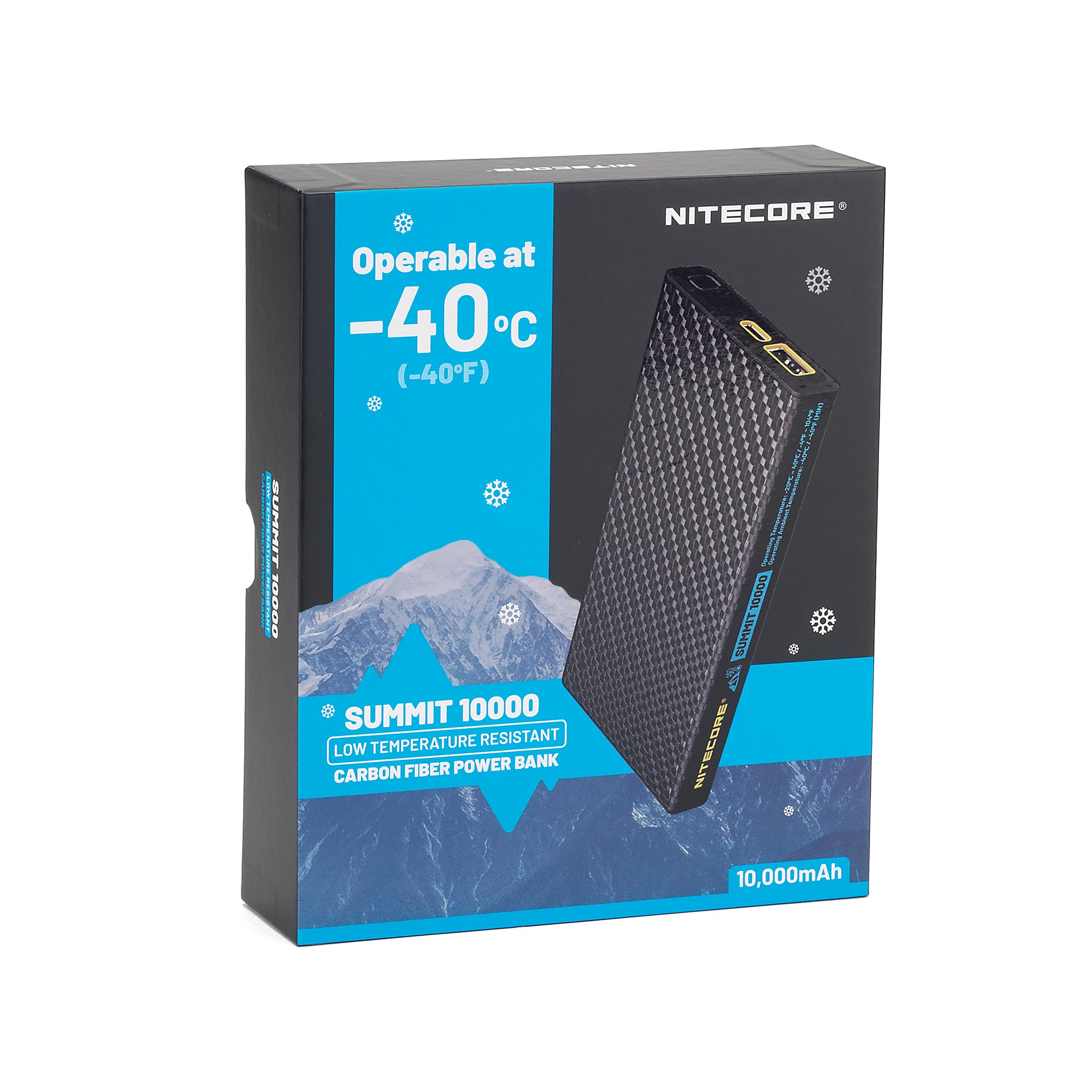 Nitecore Summit 10000 Low Temperature Power Bank - 10,000mAh