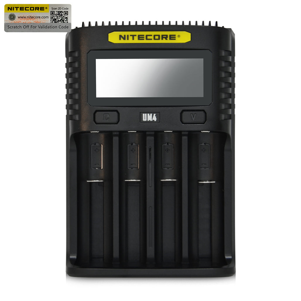 Nitecore UM4 4 Channel Digital Battery Charger