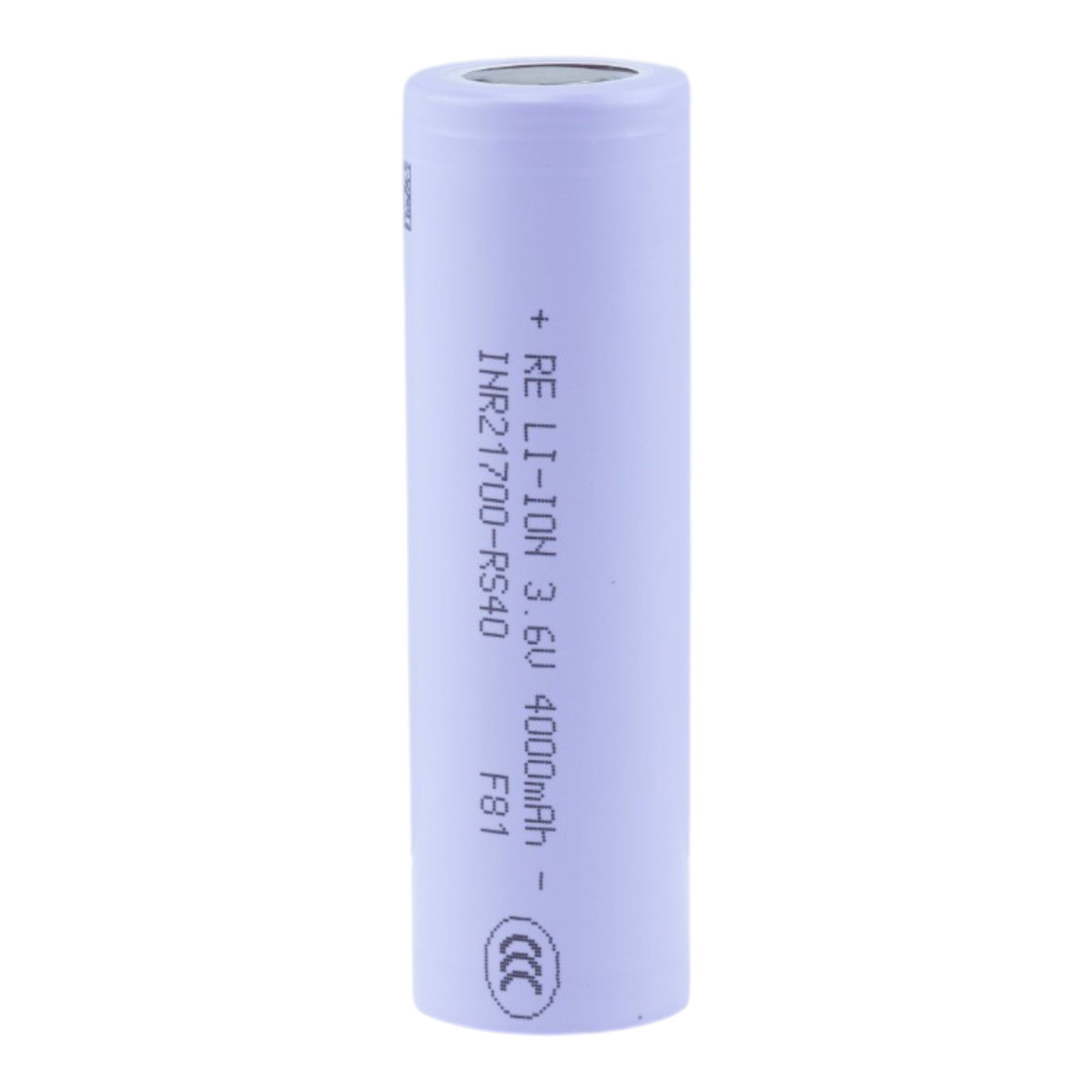 21700 Reliance RS40 Flat Top Battery