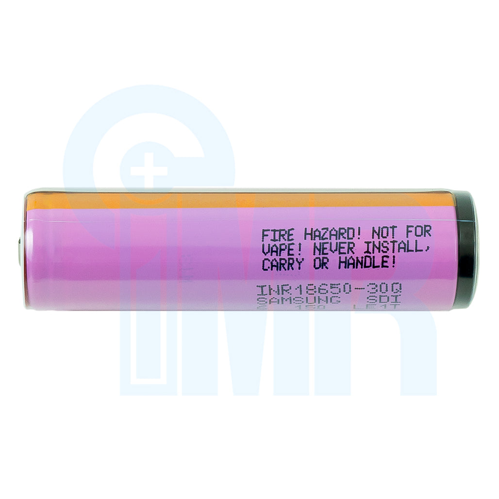 Samsung 30Q 18650 3000mAh Battery - Protected Button Top