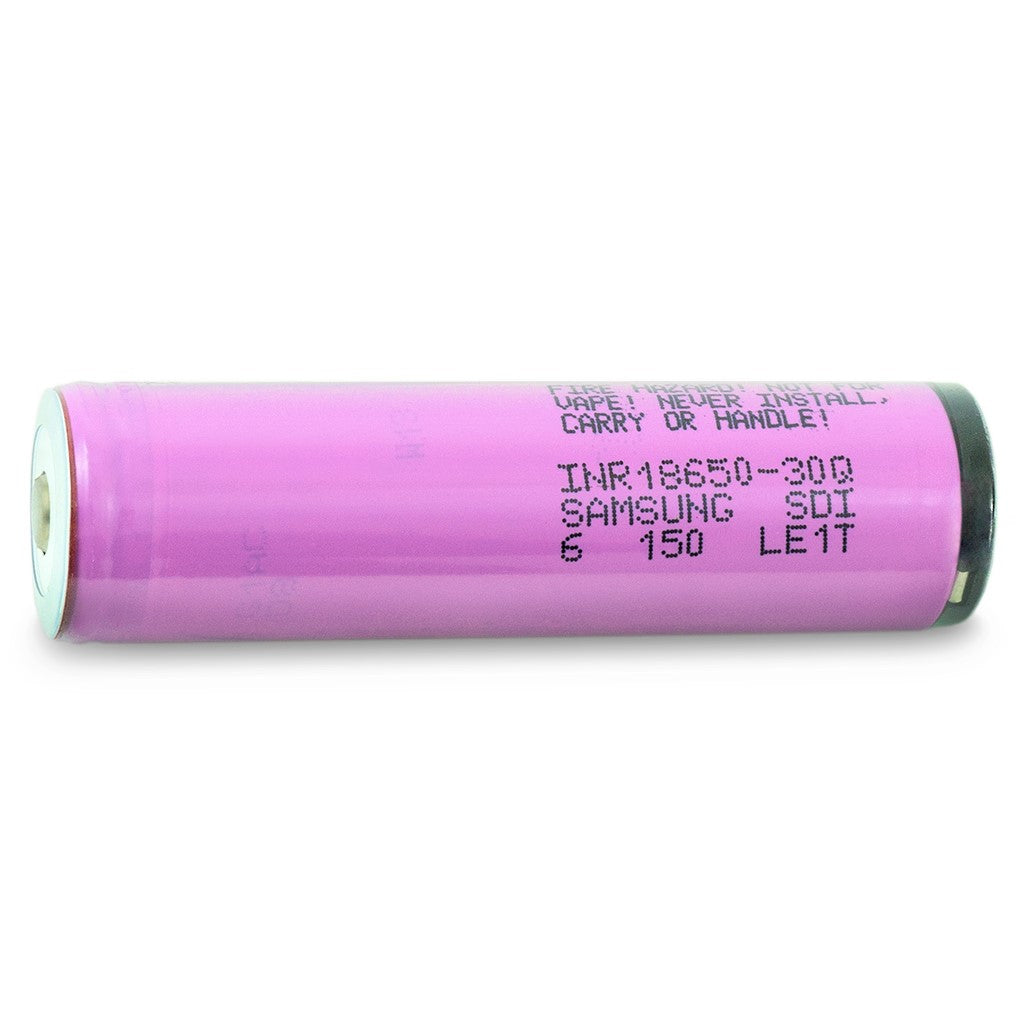 Samsung 30Q 18650 3000mAh Battery - Protected Button Top