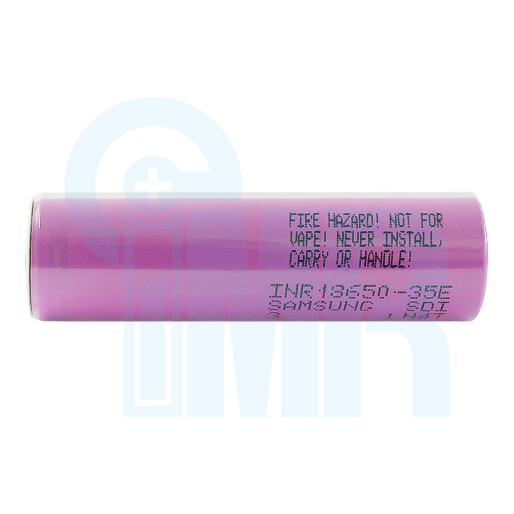 Samsung 35E 18650 3500mAh 8A Battery - Button Top