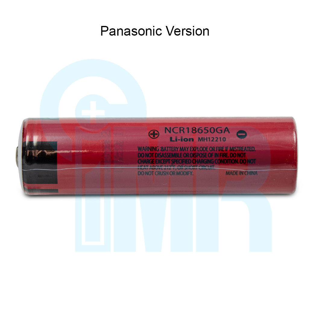 Panasonic | Sanyo NCR18650GA 3450mAh 10A Battery - Button Top