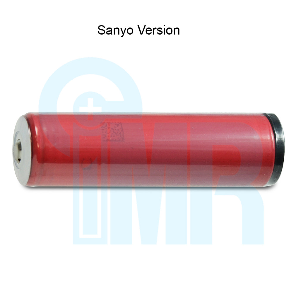 Panasonic | Sanyo NCR18650GA 3450mAh 10A Battery - Protected Button Top