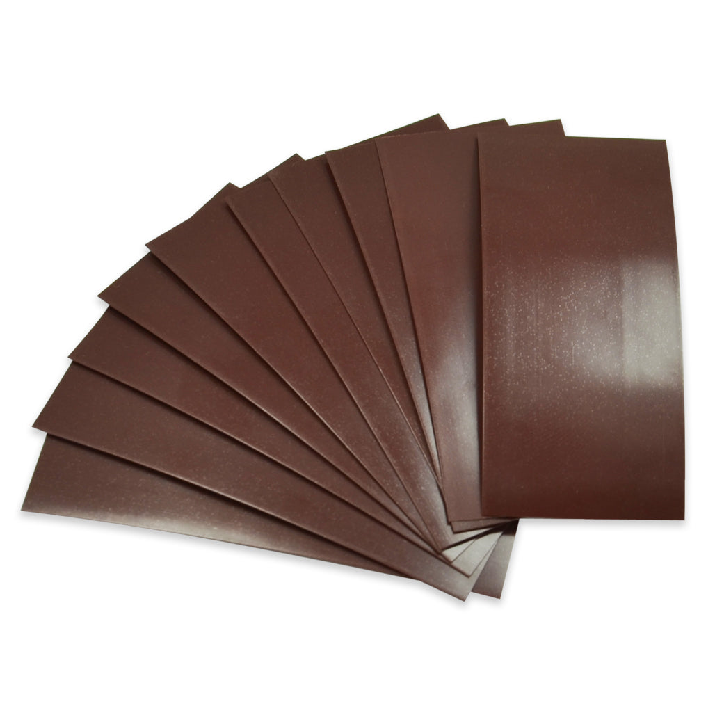 18650 Battery Wraps - 10pcs - Chocolate Brown