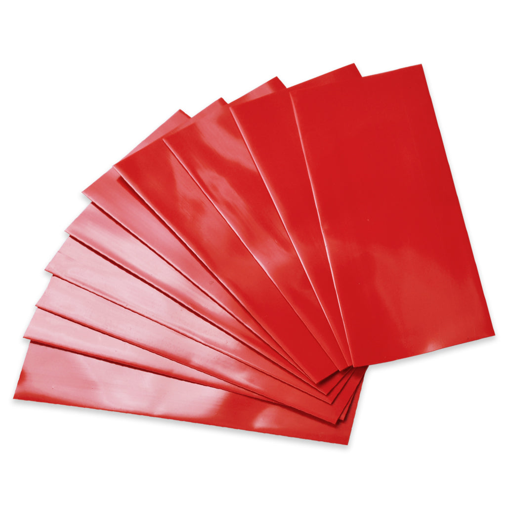 18650 Battery Wraps - 10pcs - Red