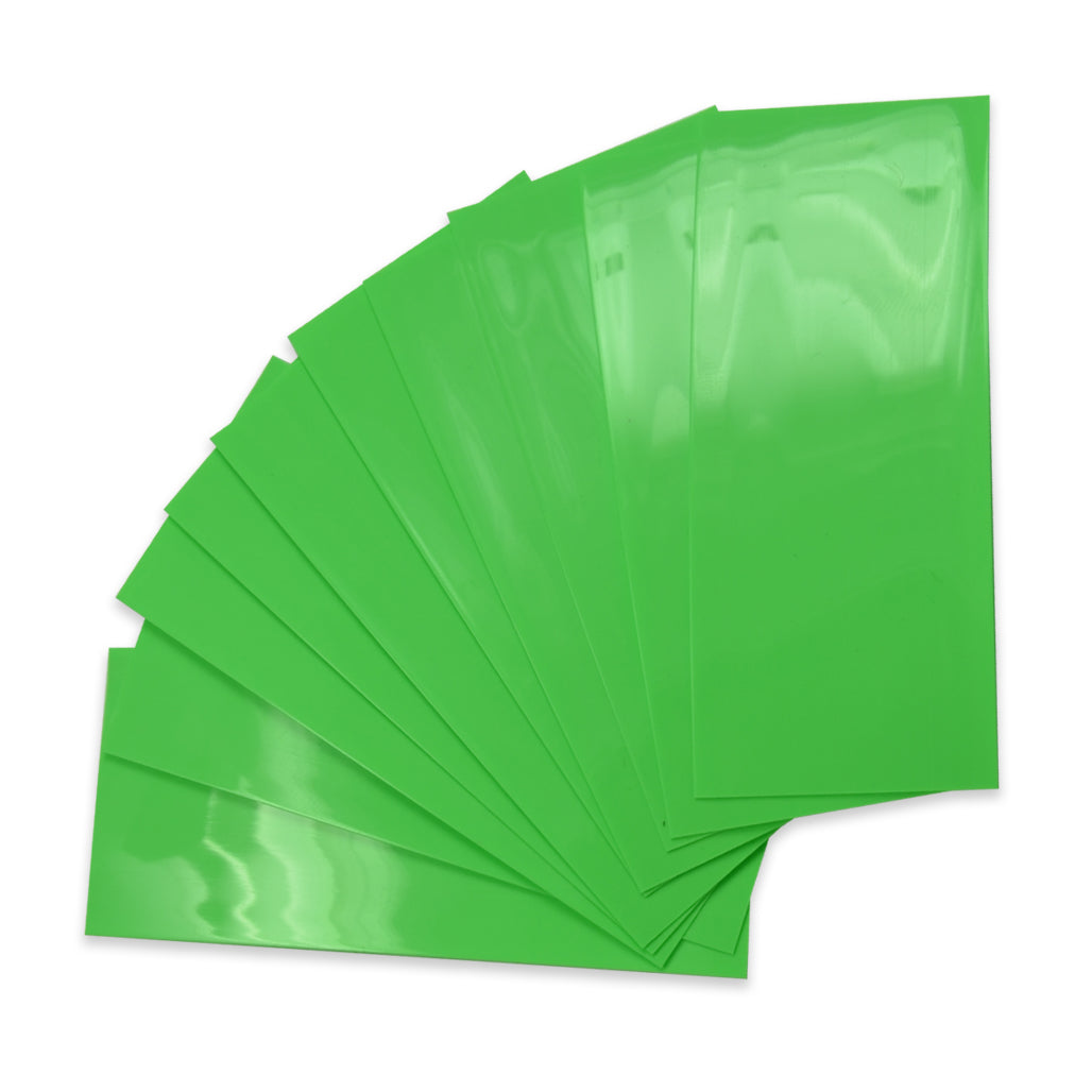 20700 Battery Wraps - 10pcs - Lime Green