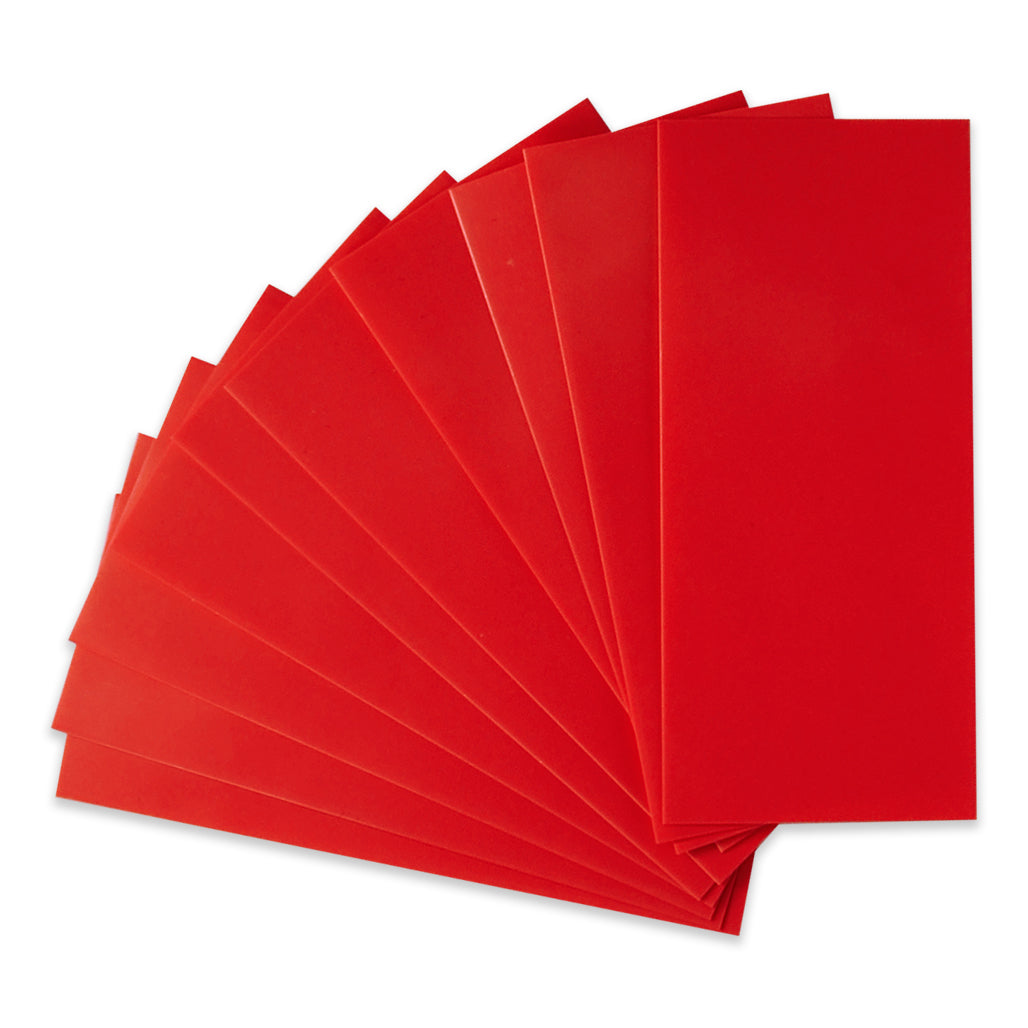 21700 Battery Wraps - 10pcs - Red