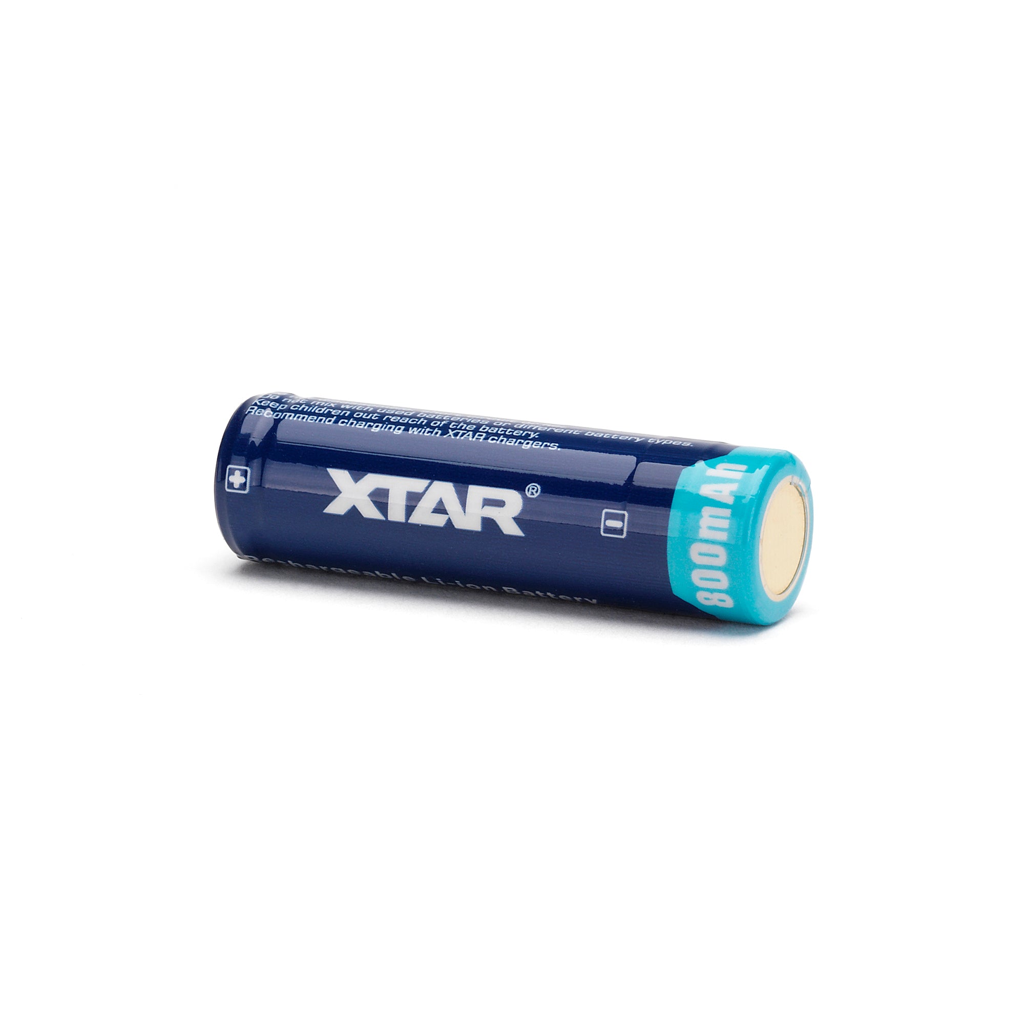 XTAR 14500 800mAh Battery - Protected Button Top