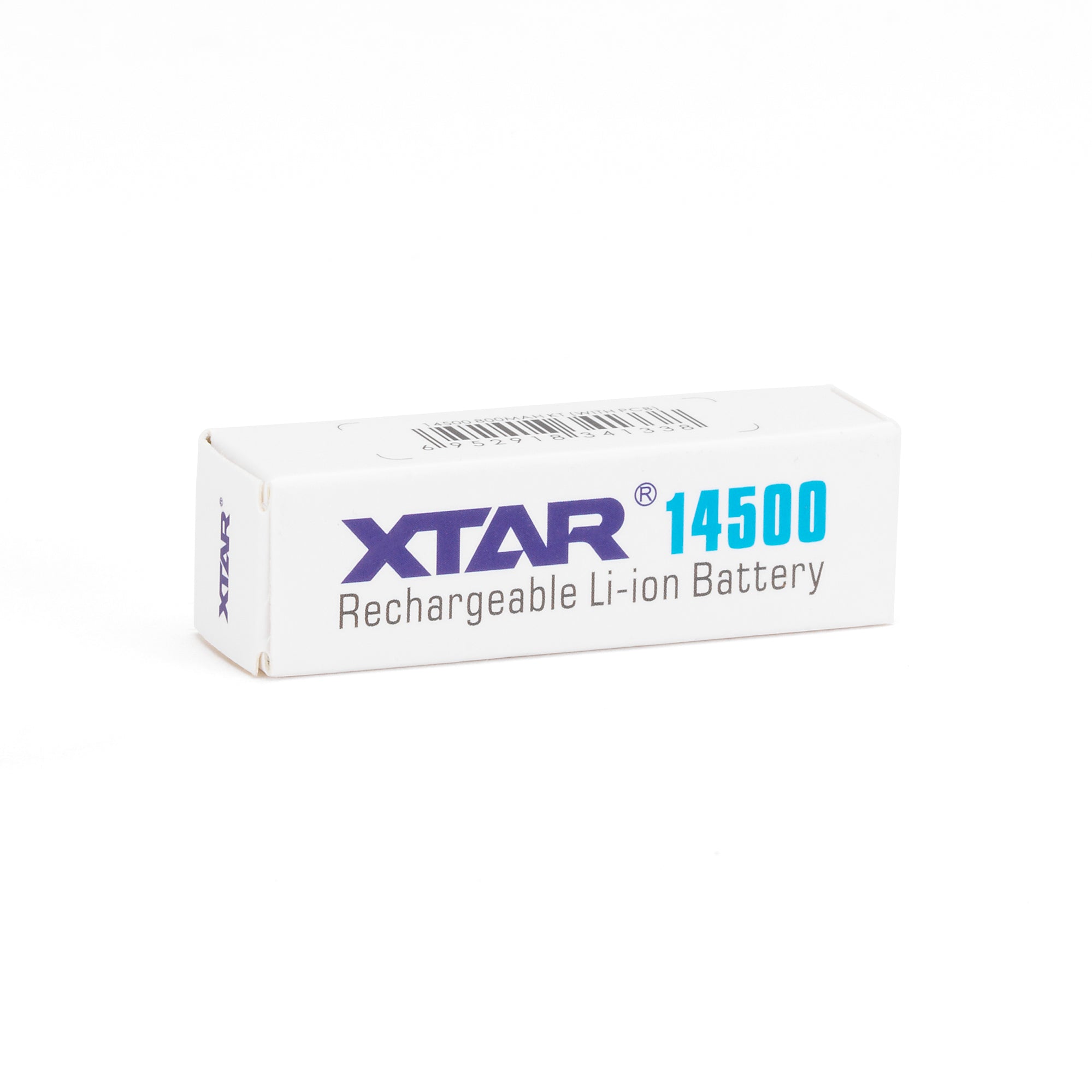 XTAR 14500 800mAh Battery - Protected Button Top