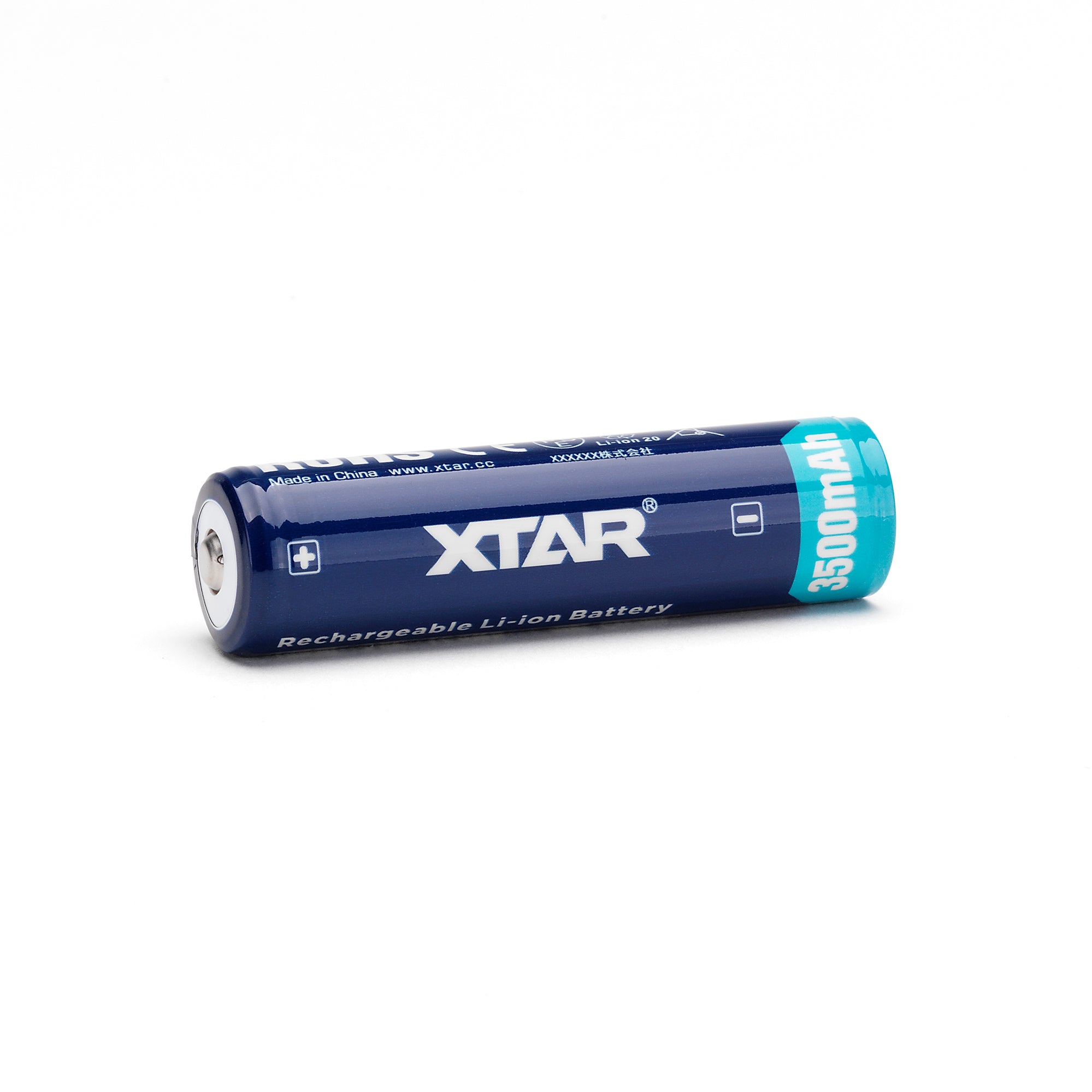 XTAR 18650 3500mAh 10A Battery - Protected Button Top