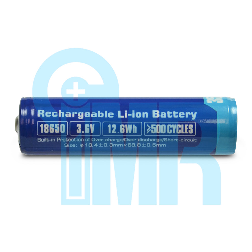 XTAR 18650 3500mAh 10A Battery - Protected Button Top