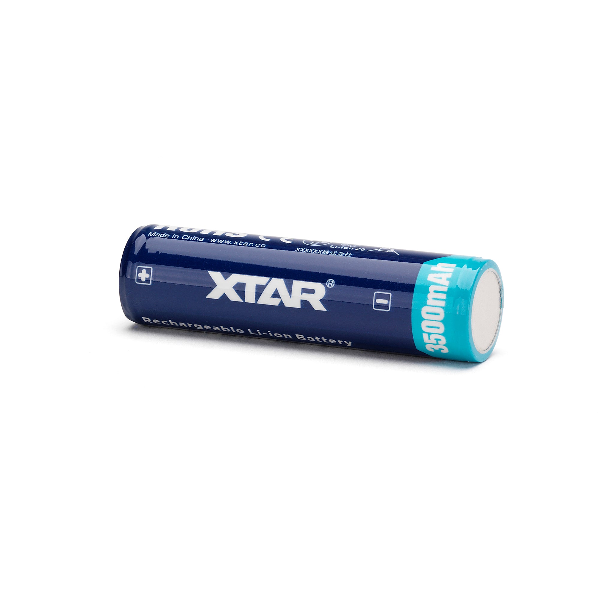 XTAR 18650 3500mAh 10A Battery - Protected Button Top