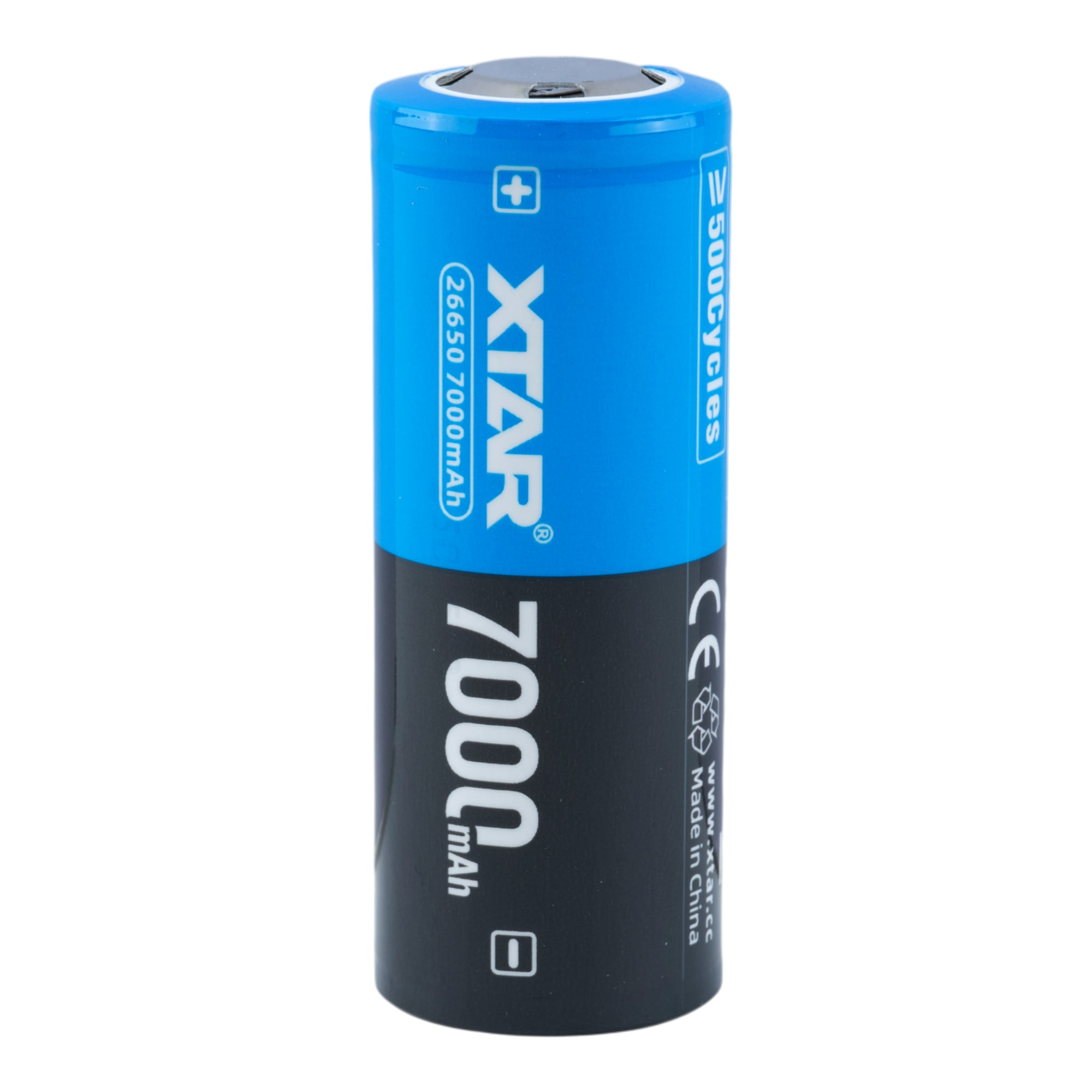 XTAR 26650 7000mAh Long-Lasting Protected Lithium Battery