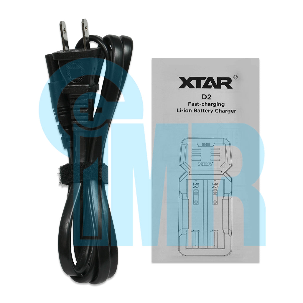 XTAR D2 2 Channel Digital Battery Charger