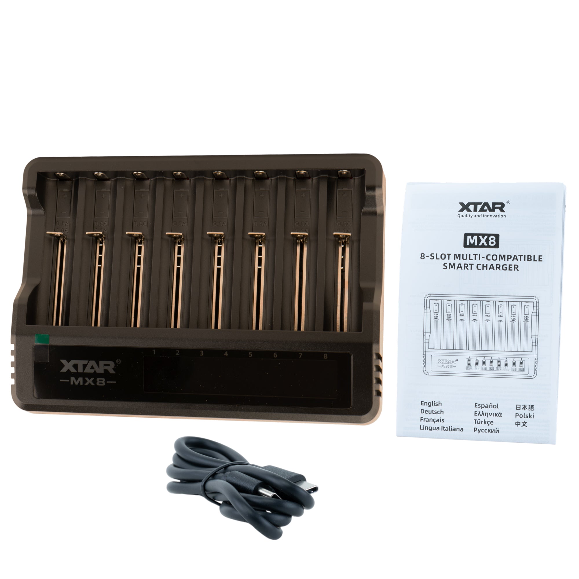 XTAR MX8 Everyday Battery Charger