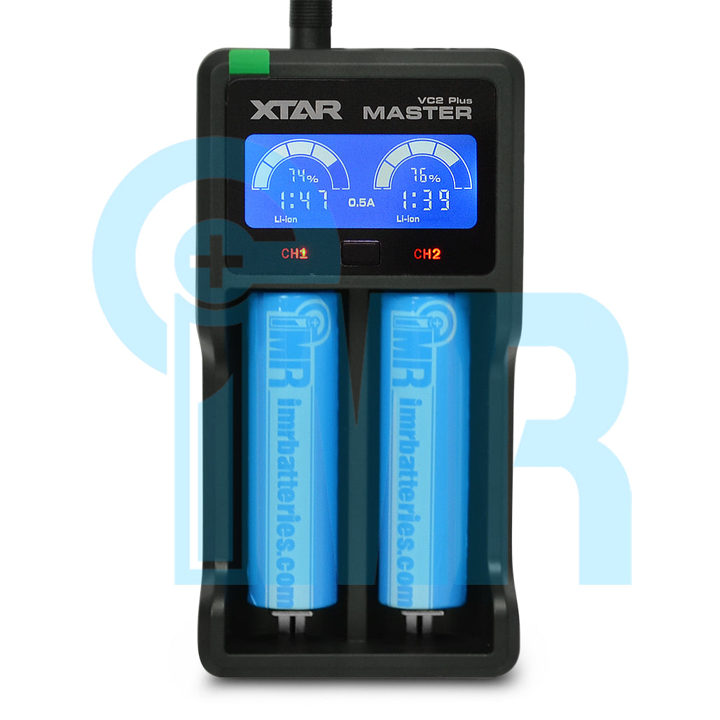 XTAR VC2 Plus Master 2 Channel Digital Battery Charger