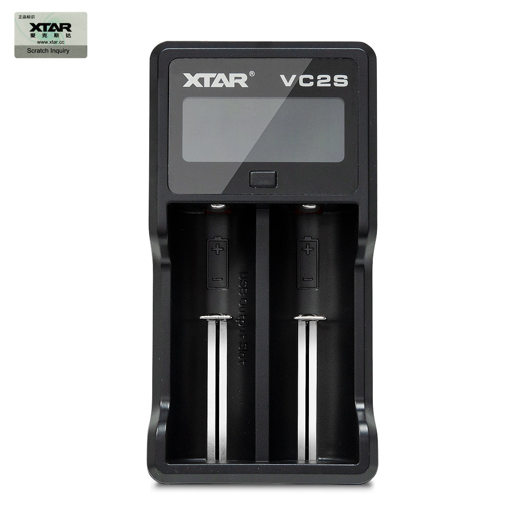 XTAR VC2S 2 Channel Digital Battery Charger