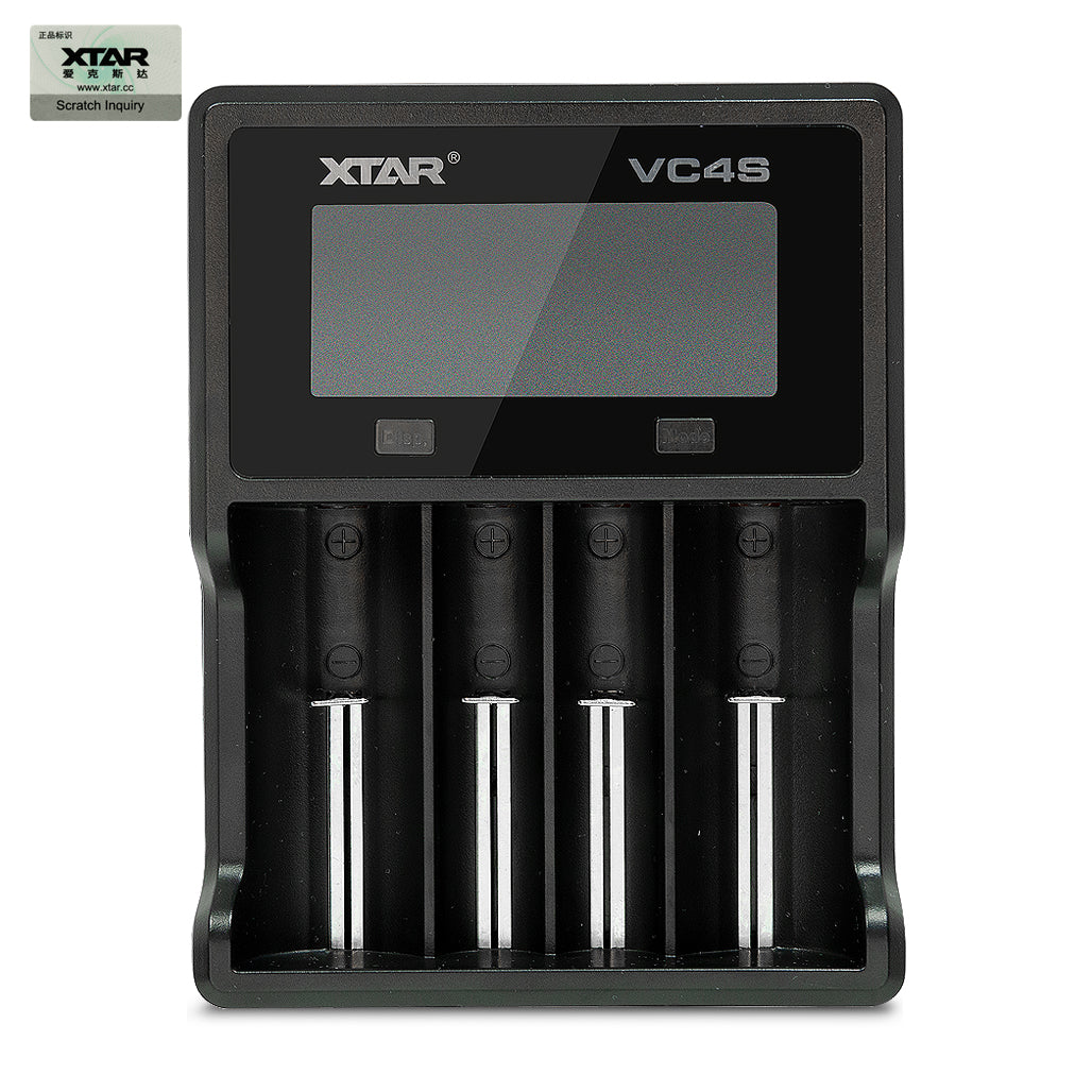 XTAR VC4S 4 Channel Digital Battery Charger