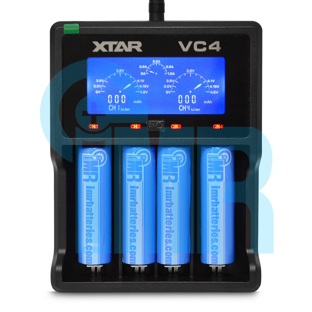 XTAR VC4 4 Channel Digital Battery Charger