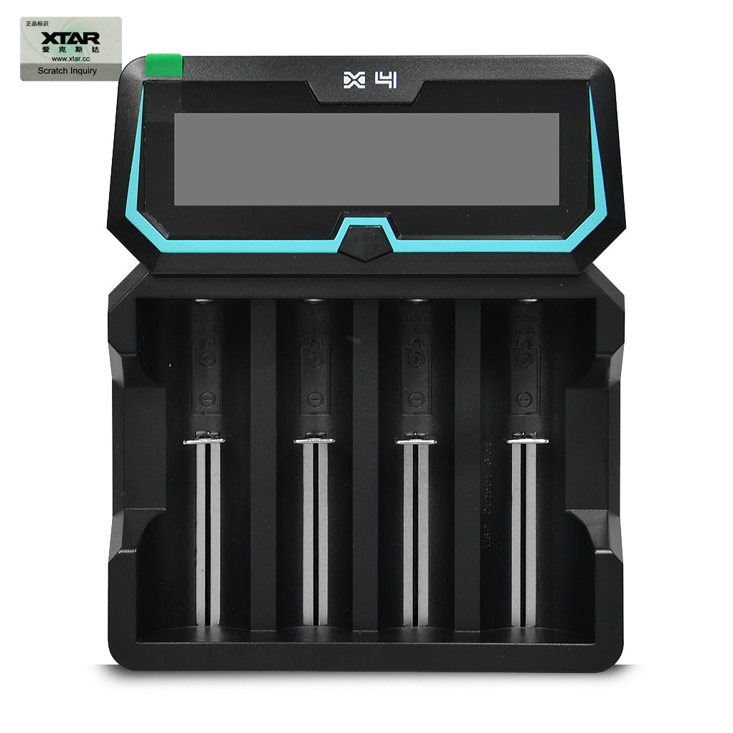 XTAR X4 4 Channel Digital Battery Charger